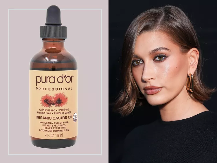 Dầu Castor Organic (dầu thầu dầu Pura D'or)